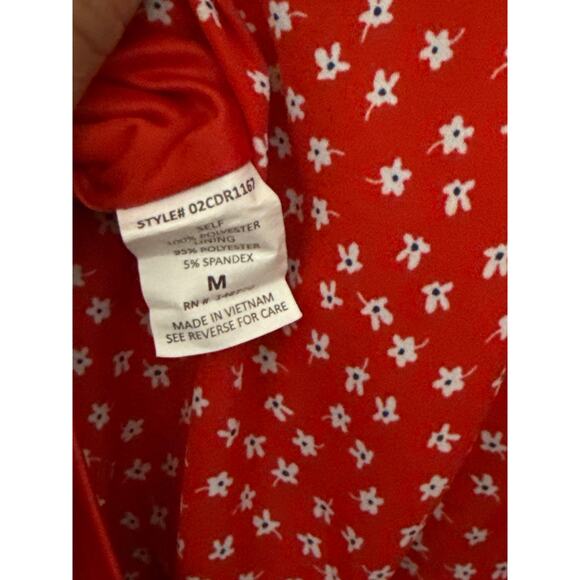 Sienna Sky, Orange with white Flowers,  Women’s size M, Summer Dress - Picture 7 of 7